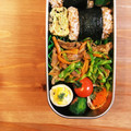 ＊ＡＫＯＲＩ＊'s cooksnap of when they made 簡単かわいいお弁当 海苔巻ほうれん草.