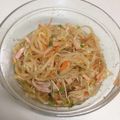 かもえい's cooksnap of when they made 簡単☆モヤシと人参とキュウリの酢の物♪.
