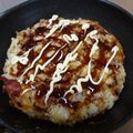 gemini67's cooksnap of when they made そうめんのリメイク！お好み焼き.