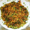 あーもこ's cooksnap of when they made 水菜のシャキシャキチヂミ.
