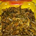 pinky-m's cooksnap of when they made 茎ワカメの佃煮.