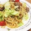 ちーず◎'s cooksnap of when they made 自家製ソーセージとブロッコリーのパスタ♪.