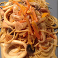 らてぼう's cooksnap of when they made イカと野菜の和風スープパスタ.