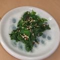 きらり流れ星's cooksnap of when they made 大人の総菜◎わさび菜／からし菜の胡麻和え.