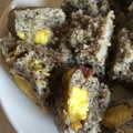 まこ1107's cooksnap of when they made さつまいもと黒ゴマ米粉蒸しパン★もちふわ.