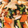 nari★ミ's cooksnap of when they made 大根＆大根葉＆油揚げ＆青梗菜の甘辛炒め◎.