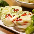 noamanma's cooksnap of when they made カニカマときゅうりのキャベツロールサラダ.