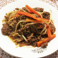ssharu's cooksnap of when they made 挽き肉ともやしのスタミナ炒め♫.