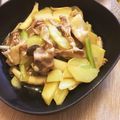 そもそもさん's cooksnap of when they made セロリとジャガ芋と豚肉とろ〜り中華風炒め.