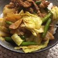 ☆ゆみどん☆'s cooksnap of when they made おすすめNo1！豚肉コチュジャン炒め丼.
