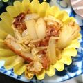 mimioon's cooksnap of when they made 白菜と竹輪の味噌炒め.