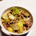 Checa's cooksnap of when they made 豚ヒレと白菜のマスタードクリーム煮.
