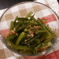 m☆momoko's cooksnap of when they made 麺つゆで簡単！茎わかめのおかか和え.
