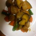 pikomo's cooksnap of when they made 揚げ豚と根菜の柚子胡椒和え.