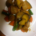pikomo's cooksnap of when they made 揚げ豚と根菜の柚子胡椒和え.
