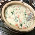 クックPXEFWB☆'s cooksnap of when they made 鮭フレークの簡単雑炊.
