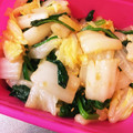 fuji_ba's cooksnap of when they made 白菜大量消費！白菜と春菊のゴマ和え.