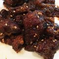 ayammaya's cooksnap of when they made 保育園のレバー料理、芝麻前肝片.