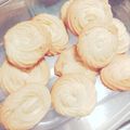 まな隆's cooksnap of when they made 混ぜるだけ！絞りクッキー♪.