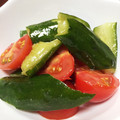 嫁〜ず☆なめがた子's cooksnap of when they made たたききゅうりとプチトマトの節つゆマリネ.