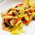 モノぶー's cooksnap of when they made 簡単で美味しい和風の野菜炒め.