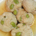 sakuni's cooksnap of when they made 鶏だんごの和風煮★枝豆入り.