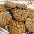 MILKy___m's cooksnap of when they made ごま油香るごまたっぷりクッキー.