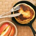 Naaako♪'s cooksnap of when they made たまご一個で作る一人前パンケーキ.