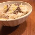 クック4GXJZE☆'s cooksnap of when they made さつまいもと豚ひき肉の炊き込みご飯.