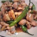 hinaたん's cooksnap of when they made 鶏肉とししとうの炒め物.