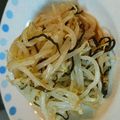 チャンカナママ、's cooksnap of when they made 簡単！もう１品！もやしの塩昆布ナムル.