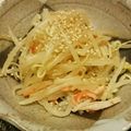 ten4k's cooksnap of when they made 平日副菜☆もやしとカニカマの中華合え☆.