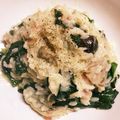 kotaro0329's cooksnap of when they made ほうれん草ときのこと根菜のリゾット.
