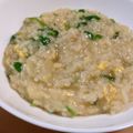 marikucchi's cooksnap of when they made 土鍋で、我が家流七草粥（卵とじ）.