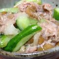 し〜〜ちゃん's cooksnap of when they made パリパリきゅうりのツナみぞれ和え.