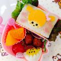 カヨ32's cooksnap of when they made バレリーナの女の子♪キャラ弁.