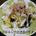 おゆきd^0^b's cooksnap of when they made 白菜★大量消費★切るだけ和えるだけサラダ.