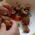 0314かおち's cooksnap of when they made 超簡単♪レンジでバナナ蒸しパン(卵なし).