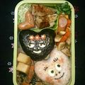 ako❀'s cooksnap of when they made バレンタイン♪バーバパパ＆ママ＊キャラ弁.