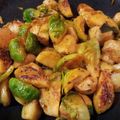 Gwendalyn's cooksnap of when they made 簡単！芽キャベツと里芋のオーロラ炒め.