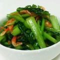 Fire-King's cooksnap of when they made お弁当にも♪小海老と小松菜炒め☆.