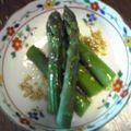 明日見's cooksnap of when they made アスパラナムル.