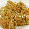 papikun's cooksnap of when they made 片付けが楽ちん！なかき揚げ.