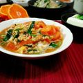 ＊アベリ＊'s cooksnap of when they made 夏休みのお昼にも☆にらトマト丼.