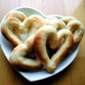 ミキニャ's cooksnap of when they made ホシノ酵母使用。ハートの豆乳ベーグル♪.
