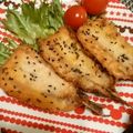 アルカママ's cooksnap of when they made 胡麻チーズ衣DE秋刀魚フライ.