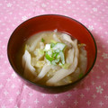 sumirenore's cooksnap of when they made 簡単！和食♪白菜 玉ねぎ 舞茸のお味噌汁.