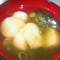 Mii３'s cooksnap of when they made とろろ昆布とお麩で☆簡単お吸い物.