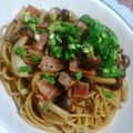たけ☆'s cooksnap of when they made しめじとベーコンのパスタ＊柚子胡椒風味.