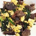 ♡鞠♡'s cooksnap of when they made キクラゲとチンゲンと卵の炒め物.